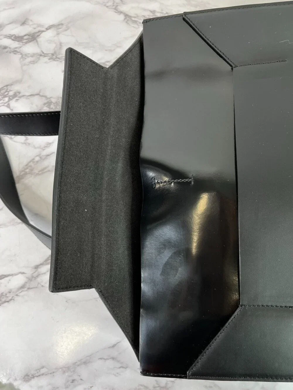 Everlane Women's E1 Black Leather Tote Bag